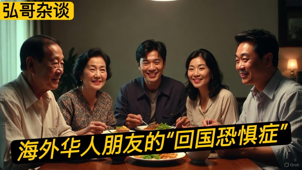 “ 回国恐惧症 ” 现象，海外华人去中国，回到熟悉的环境，见到久违的亲友，隐隐的焦虑感。