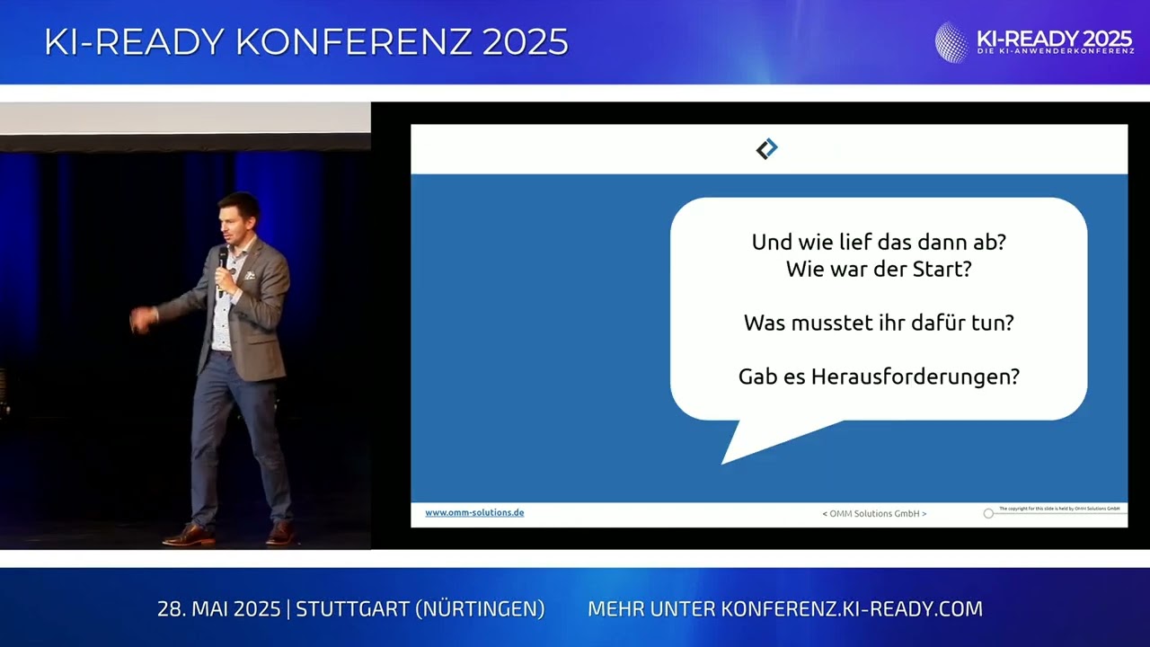 Prozessoptimierung mit KI - Erfahrungen aus drei Jahren  | KI-READY Konferenz 2025