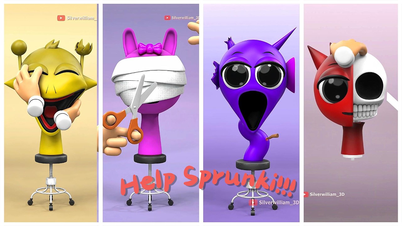 🆘 Help the Sprunki please!Garnold is trying to help his friend who is in trouble 😟