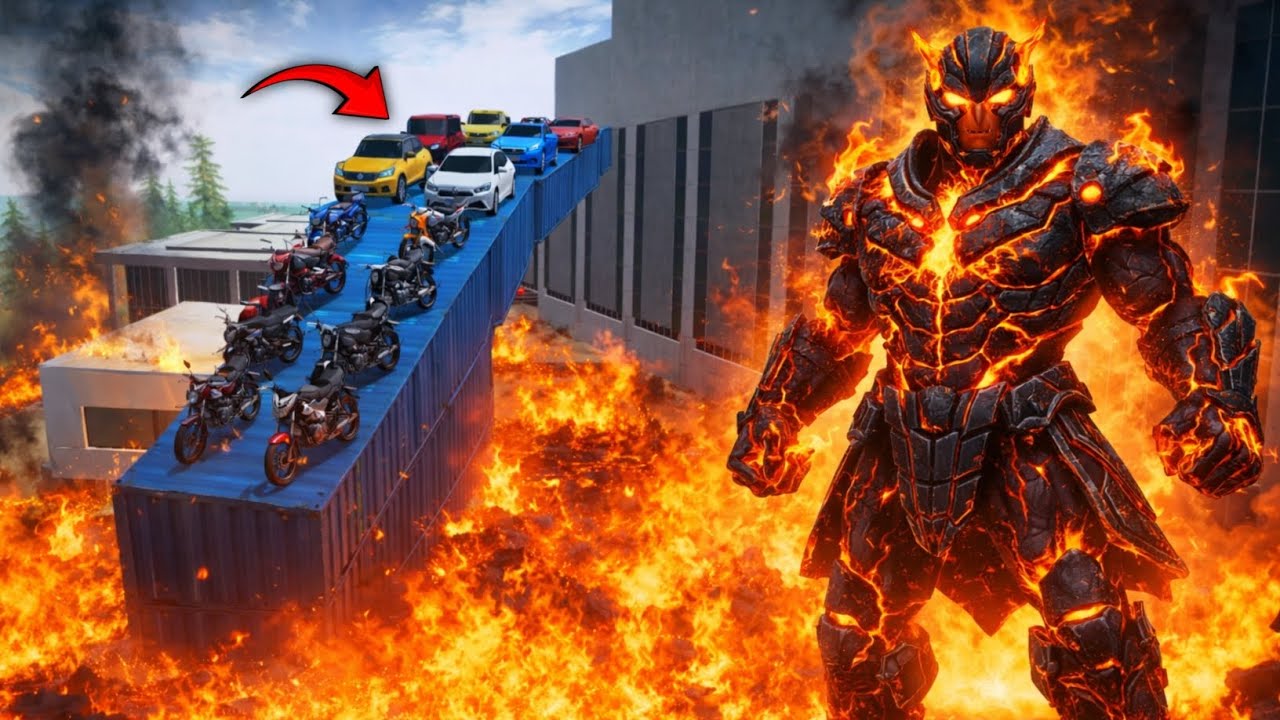Franklin Ke Ghar Mein Macha Tahlaka😱🔥||Lava Titan City मैं फैला रहा आग🔥😱|| #video 