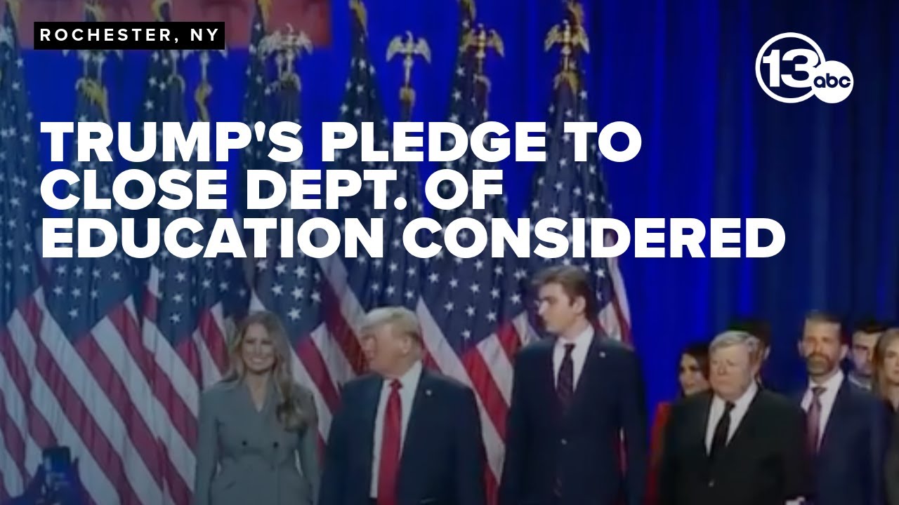 Donald Trump's pledge to close Department of Education brings mixed opinions from local officials