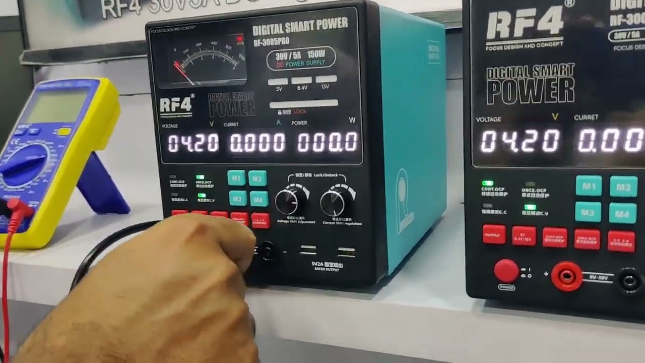 RF4 DC Power Supply  30V 5A 150W RF-3005D | RF-3005PRO 2024 in Urdu / Hindi