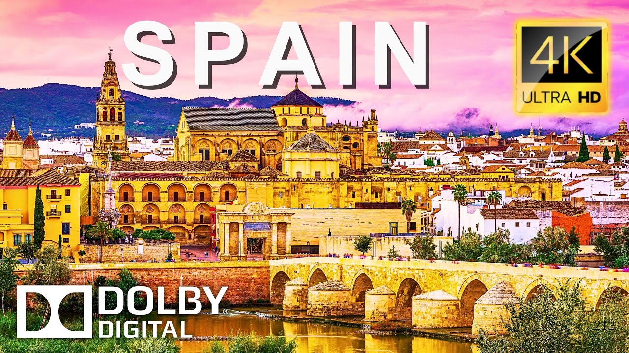 Spain 4K Video HDR | Most Beautiful Places on Planet Earth | Relaxing Music for Gentle Positivity