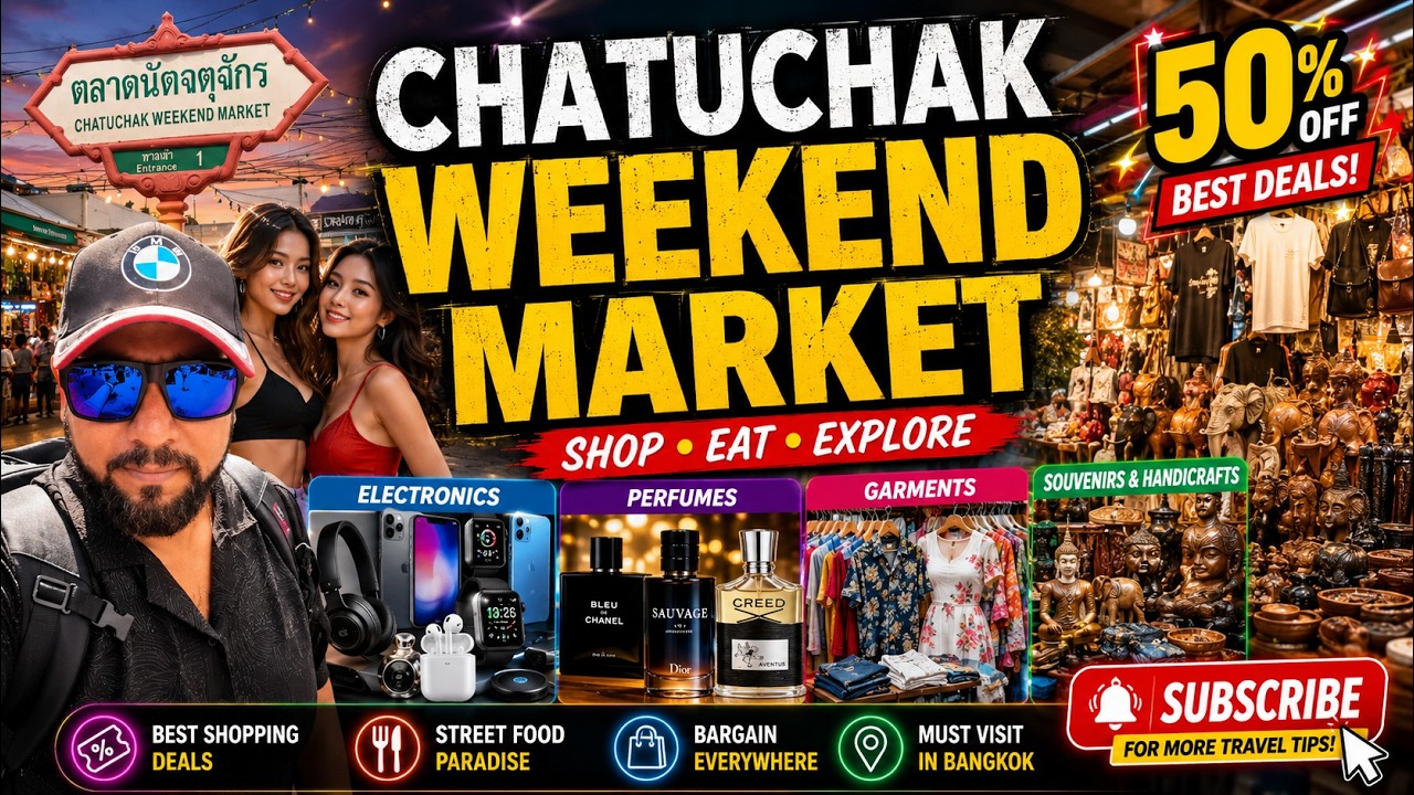Inside bangkok's Biggest Market | Cheapest & Best Shopping