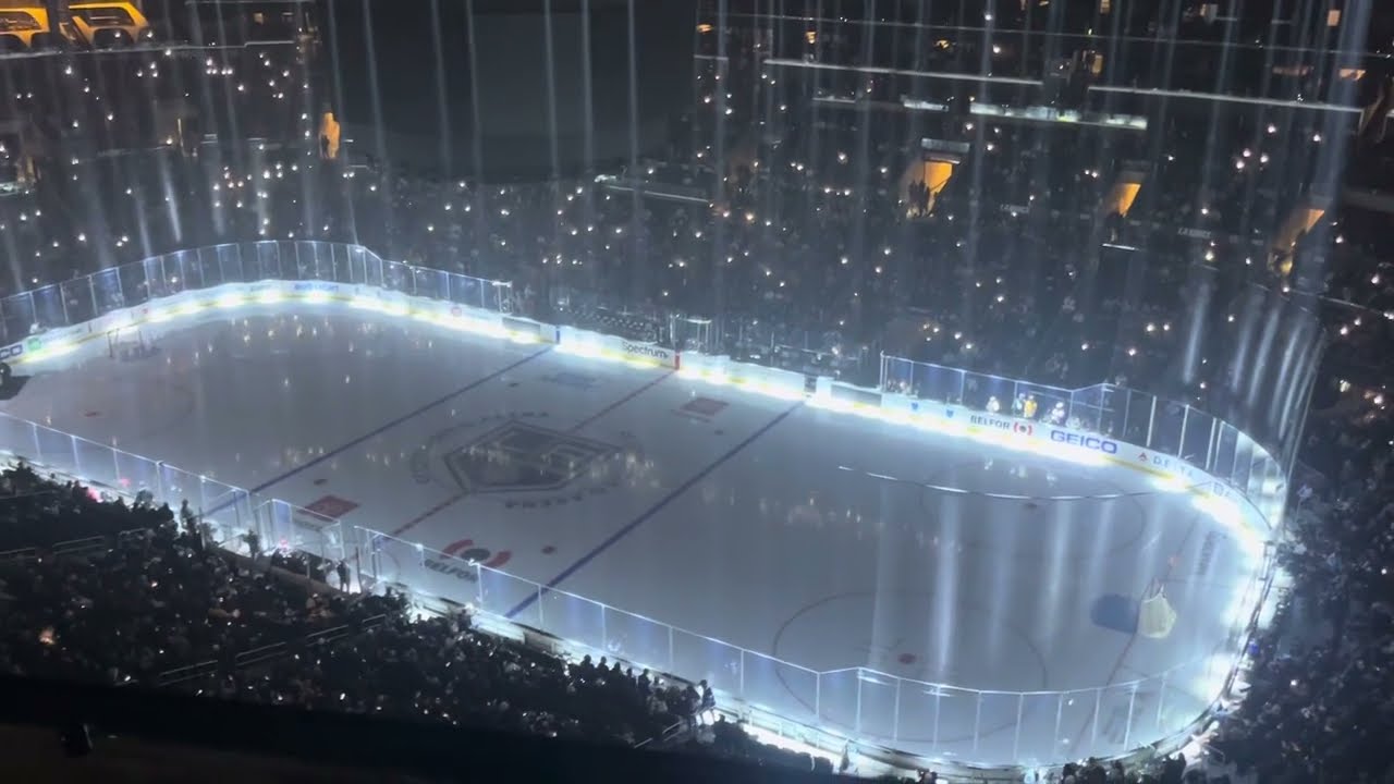 Maple Leafs @ Kings (1/2/24): Intro, Kings Starting Lineup, Anthems, and Opening Faceoff