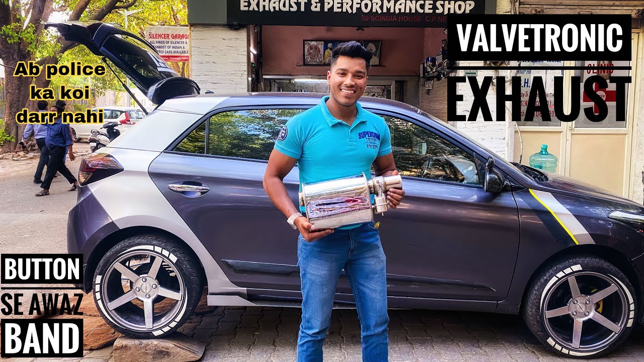 My i20 Getting Loudest Valvetronic Exhaust Installed🔥Exhaust Fitting ini20 Modified crackel sound🔥