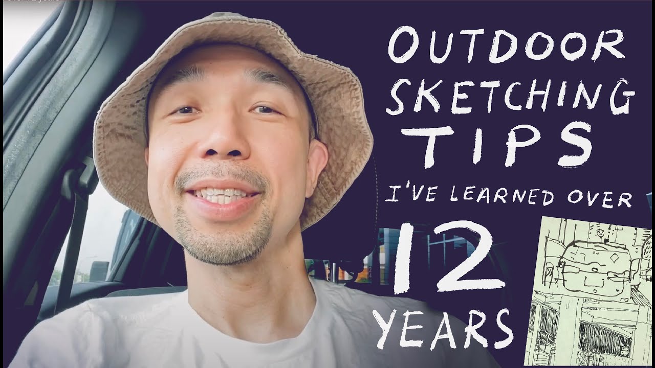Outdoor sketching tips I've learned over 12 years