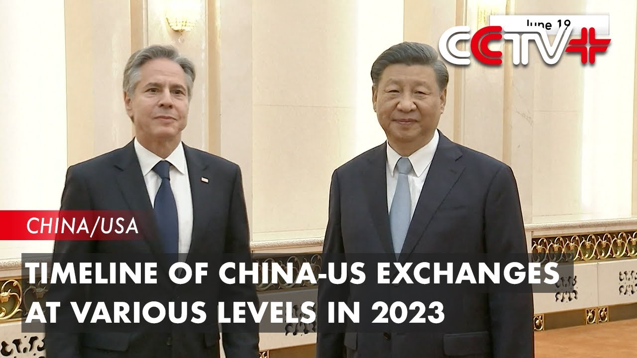 Timeline of China-US Exchanges at Various Levels in 2023