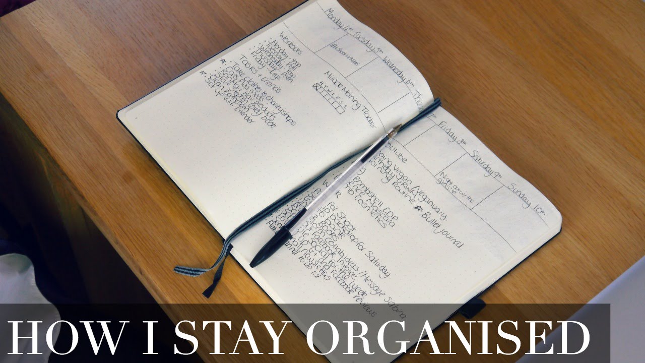 How To Stay Organised - My Bullet Journal Setup