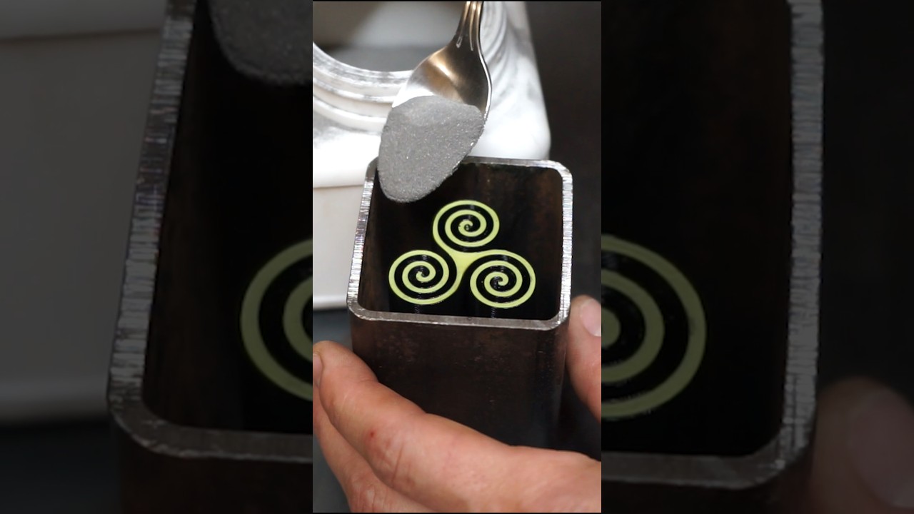 Damascus knife making from steel powder #blacksmith #forging #metalworking #welding
