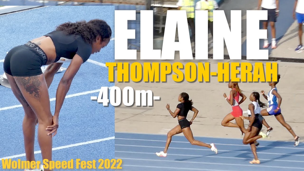 CHAMP Elaine Thompson-Herah Sprints ALL OUT Over 400m | Rushell Clayton WIN | Wolmer Speed Fest 2022