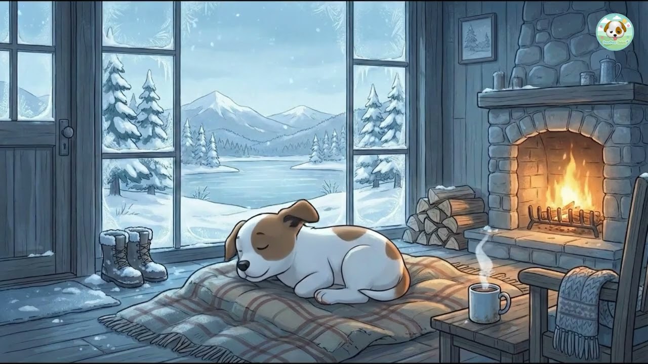 Instrumental Music Helps Dogs Relax When They're Home Alone 🐶 Gentle Music Helps Dogs Sleep Soundly