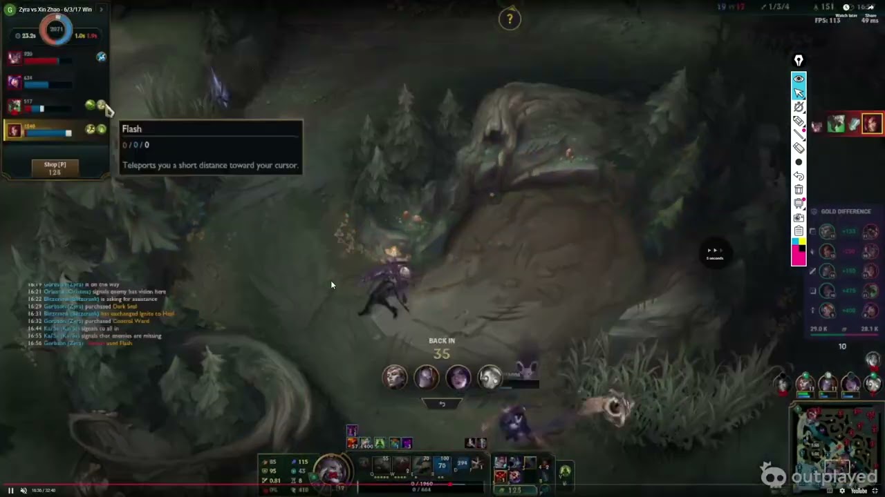 Platinum Zyra vs XinZhao,
