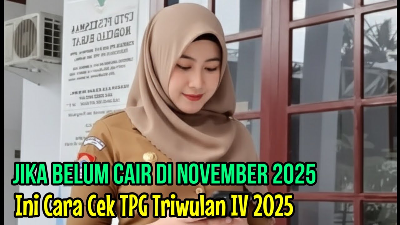 Ini Cara Cek Tunjangan Profesi Guru Triwulan 4 2025 jika Belum Cair di November 2025 #tpg #guru 