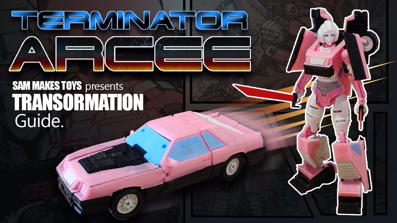 Earthrise to Terminator Arcee Conversion Kit Demo & Transformation