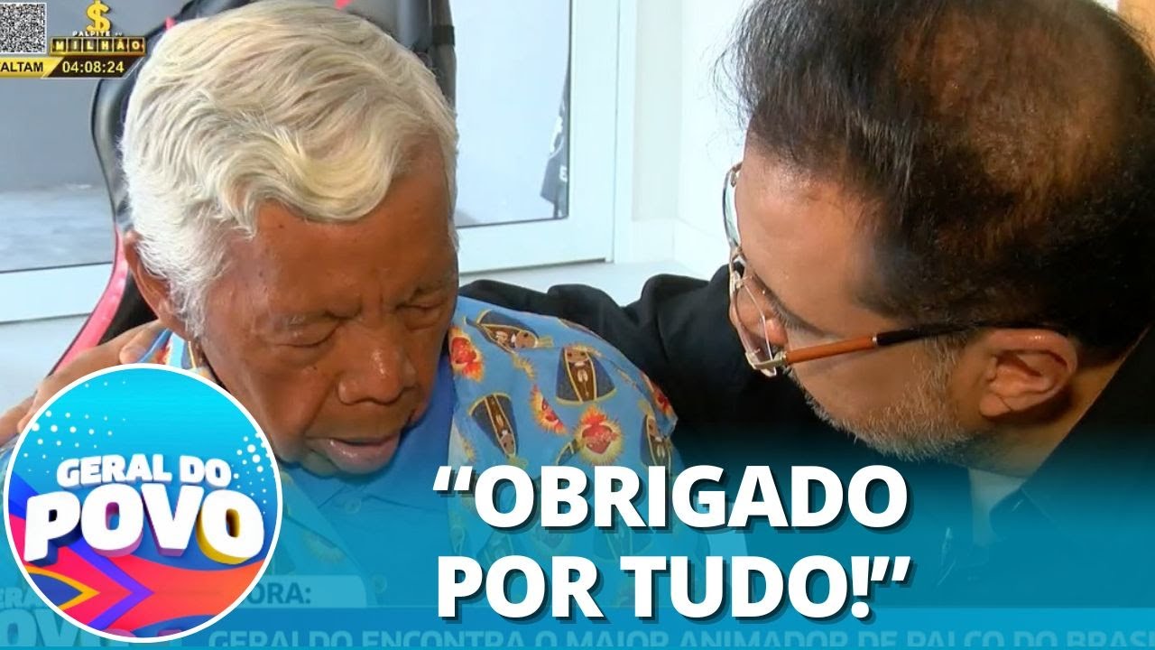 Geraldo Luís vai ao encontro de Roque, eterno animador de palco de Silvio Santos