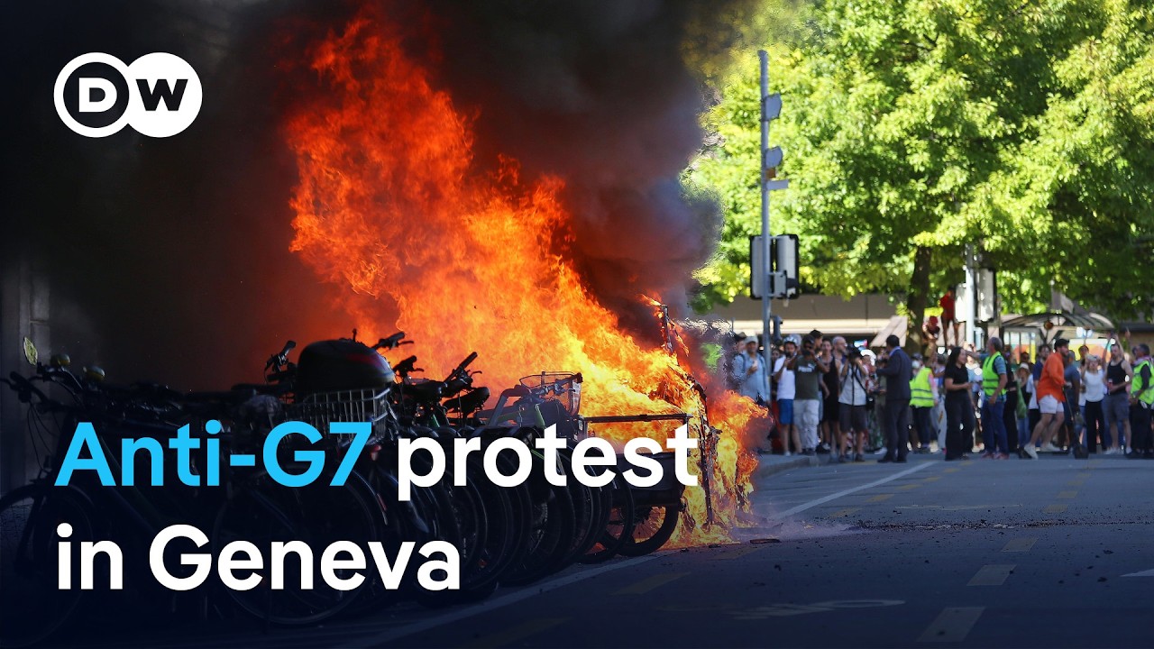 Vandalism and clashes despite tight security in Geneva | DW News