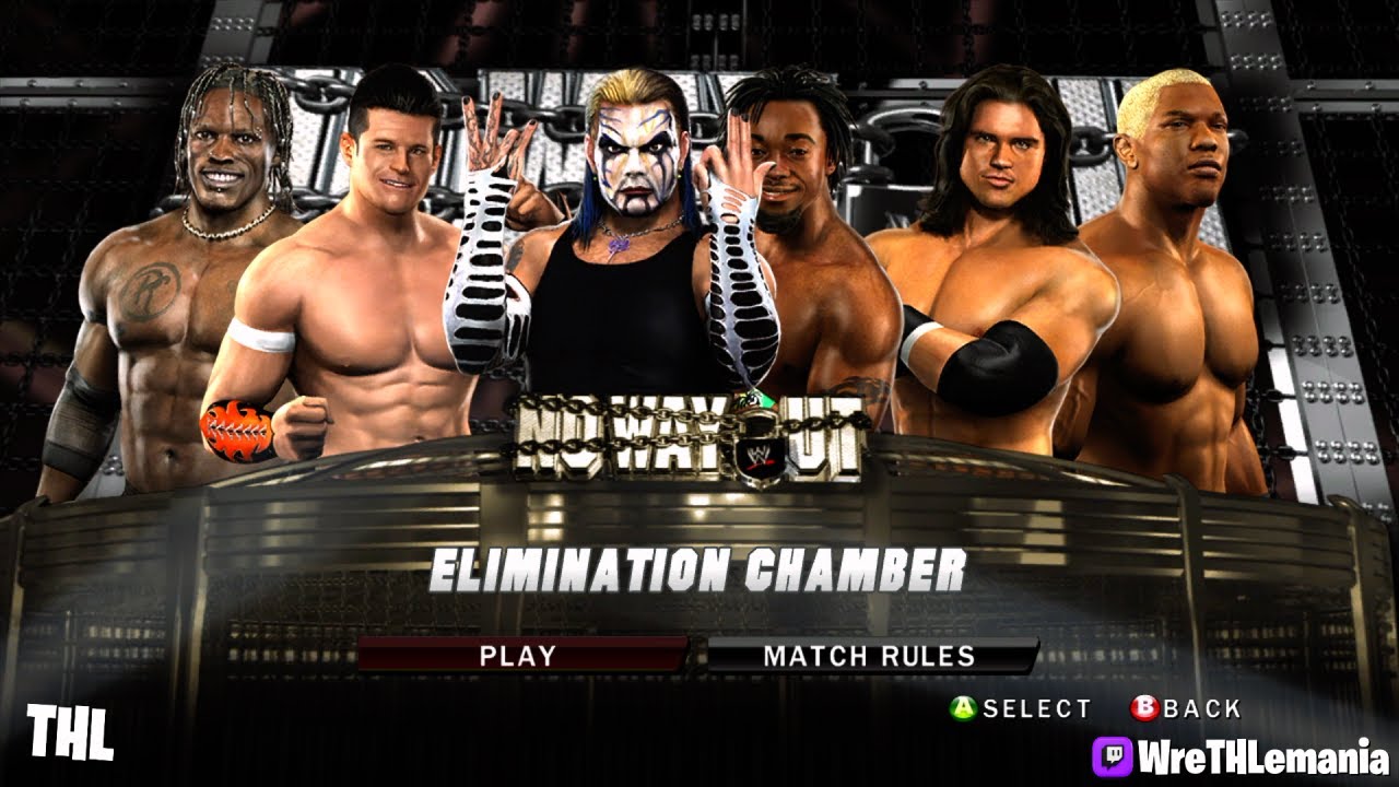 Матч WWE Elimination Chamber | WWE Smackdown vs Raw 2010