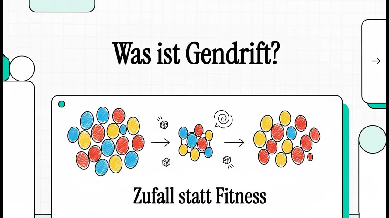 Gendrift und Flaschenhals-Effekt | EINFACH ERKL&Auml;RT