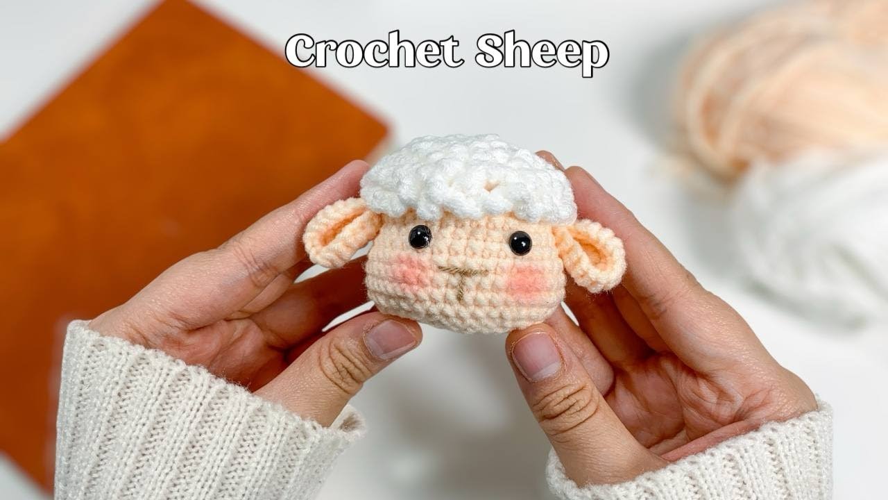 Crochet Sheep Keychain | Easy Amigurumi Tutorial | Beginner Friendly | Step by Step