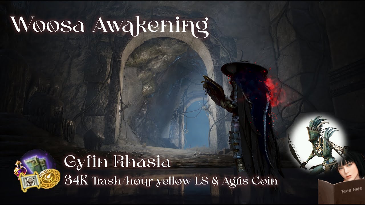 BDO | Woosa Awake Gyfin Rhasia | 34K trash/hr | Yellow LS - Agris Coin