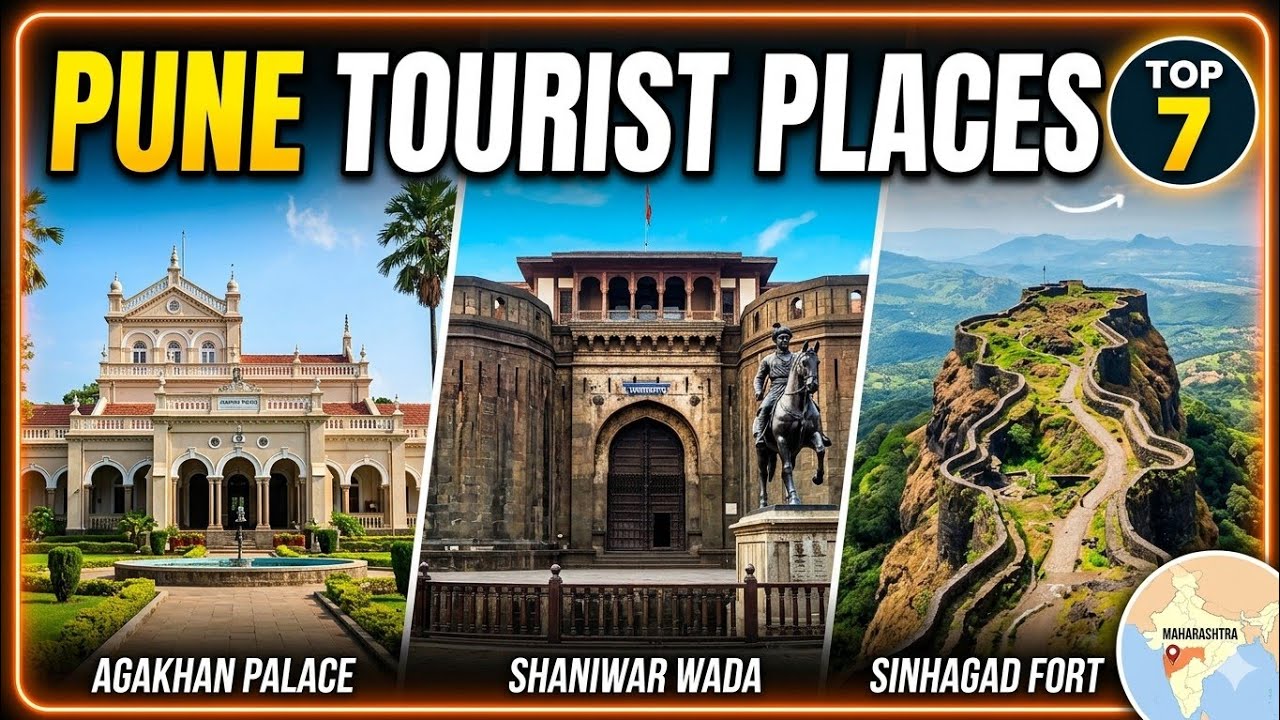 Tourist Places In Pune And Around Pune || पुणे जिल्ह्यातील सर्व प्रमुख पर्यटन स्थळे #tourism #travel