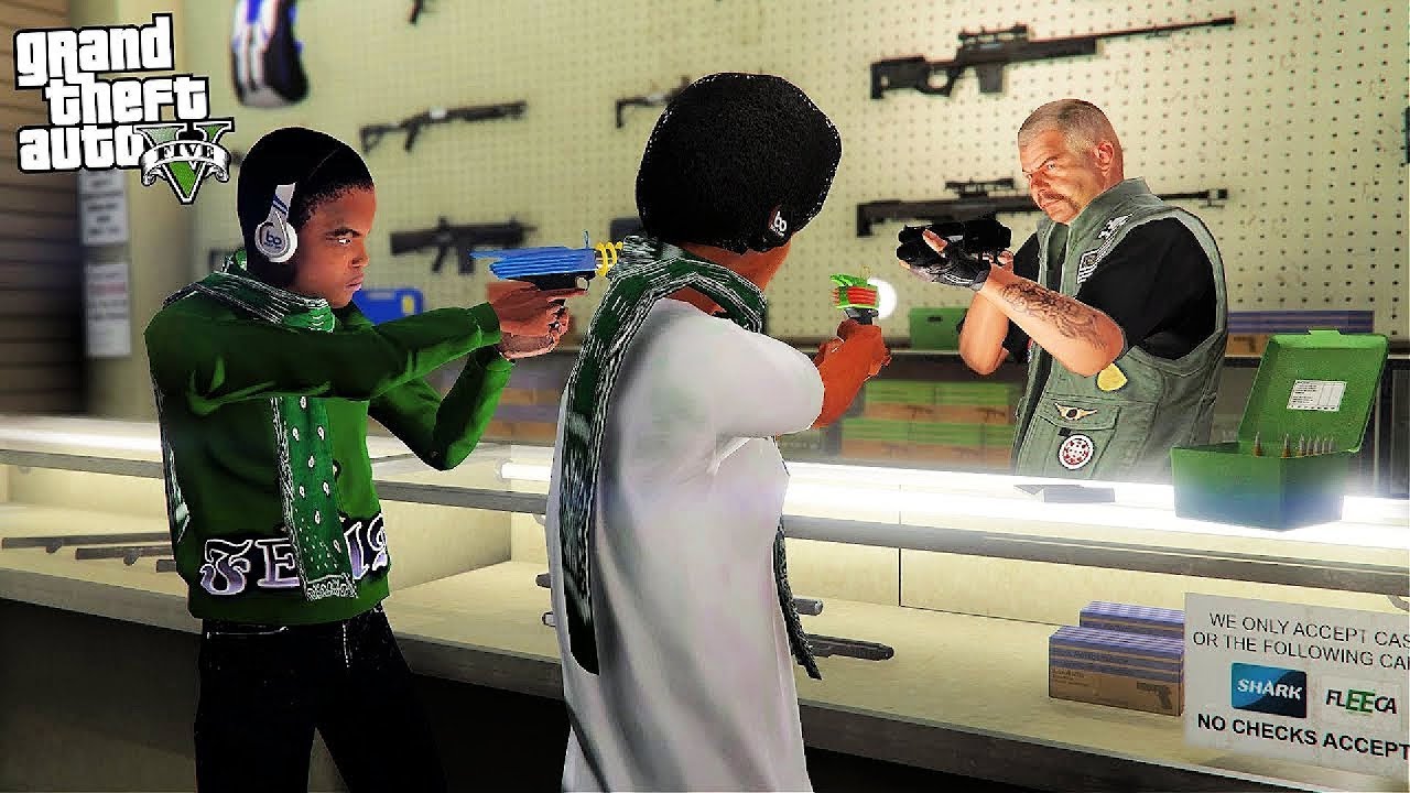 KID FRANKLIN AND KID LAMAR JOINS GROVE STREET FAMILIES IN GTA 5! (MOVIE)