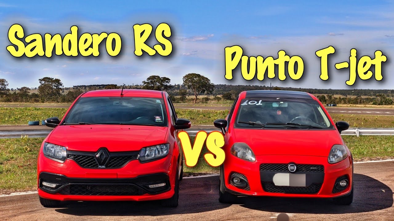 SANDERO RS vs PUNTO T-JET STG2!! ESPECIAL DE ARRANCADAS!