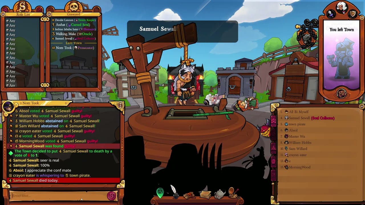 Town of Salem 2 - Feb 14th - Cursed Soul