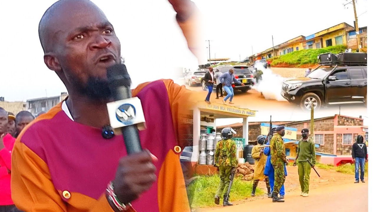 FURIOUS NURU OKANGA REACTS ON GACHAGUA ALLIES CHASED & TEARGASSED WHILE HEADING TO MURANG'A METHU