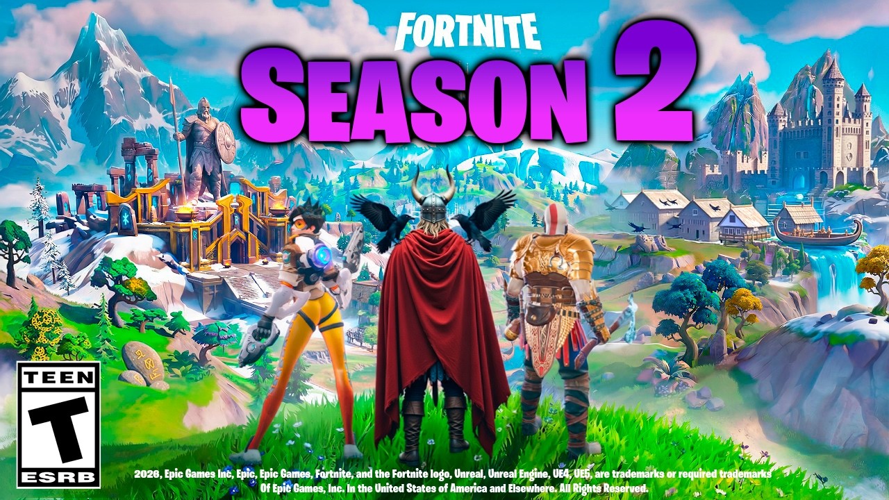 Nuestro PRIMER VISTAZO a la TEMPORADA 2 de FORTNITE (Es MUY RARA) 🔥