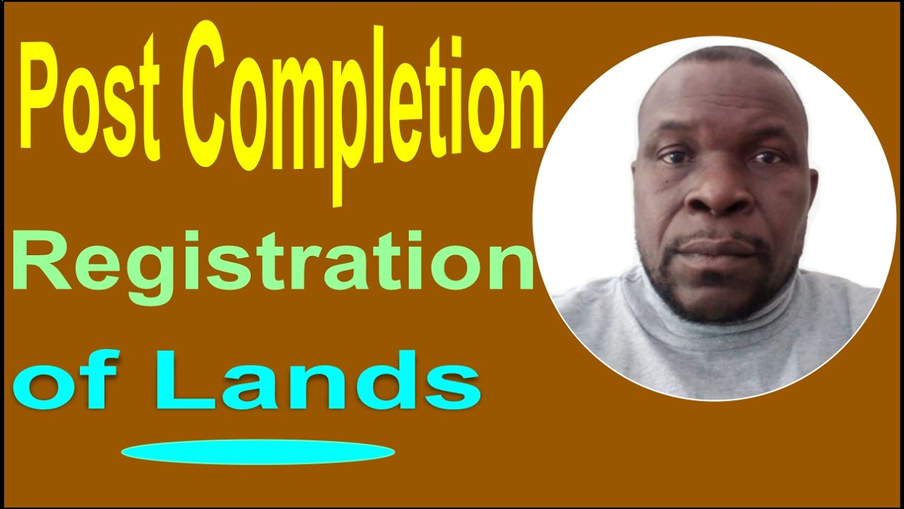 Post Completion registration