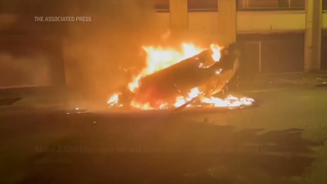 Funeral held in Nanterre for teen delivery driver killed by French police