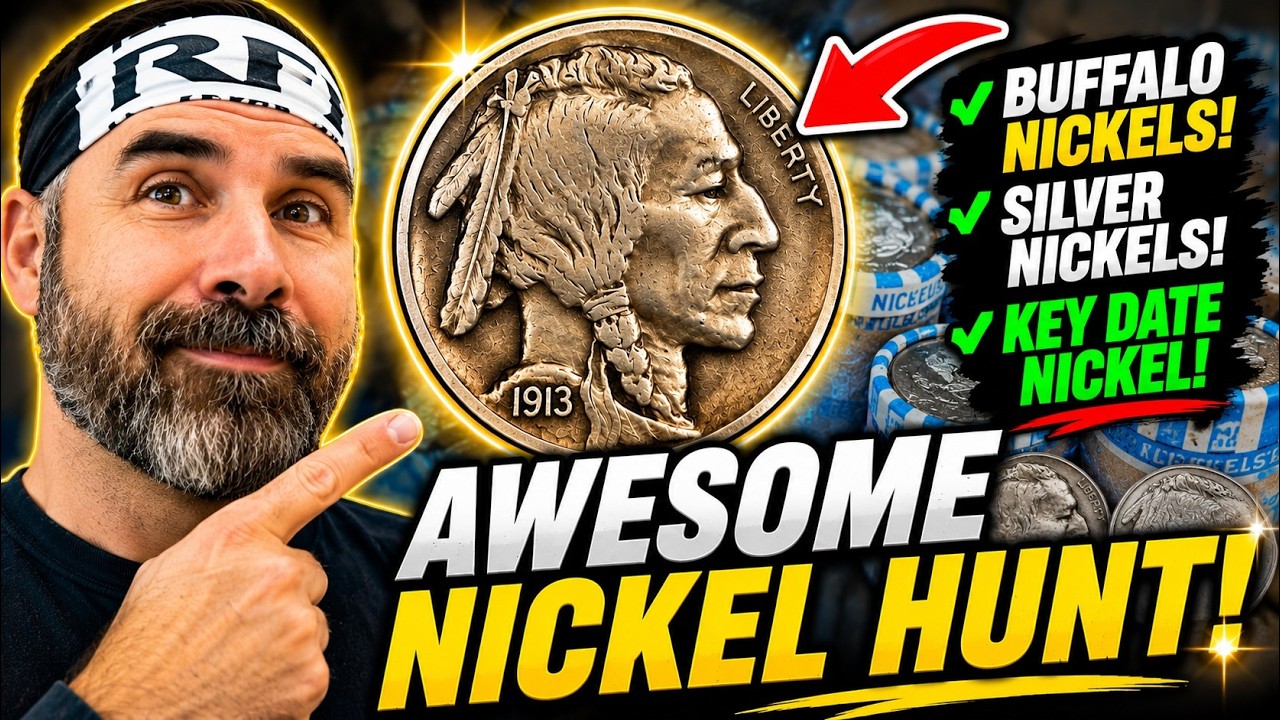 Nickel Roll Hunting PAYS OFF | Buffalo Herd, Silvers, and Rare Finds!