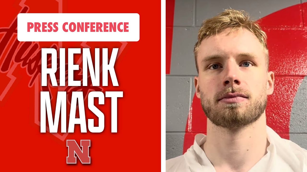 Nebraska Basketball Senior center Rienk Mast recaps Nebraska’s 80-68 win over Rutgers