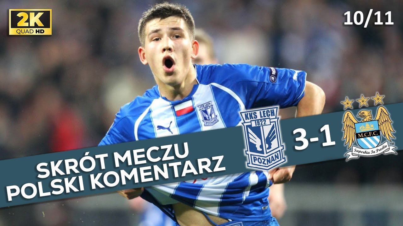 Lech Poznań - Manchester City 3:1, Liga Europy 2010/11, Polski Komentarz ᴴᴰ
