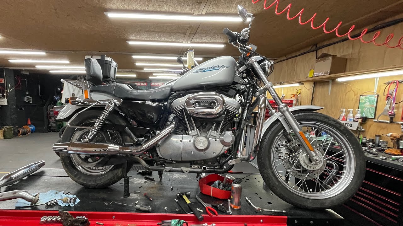 Harley Davidson Sportster with a binding brake? Here’s why. At least on this one. 