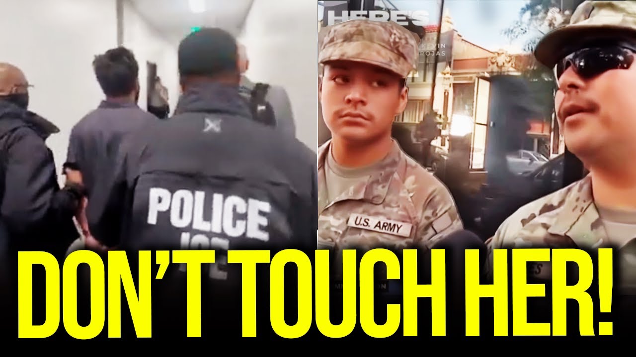 Army Sons Show Up to PROTECT MOM from TRUMP GOONS