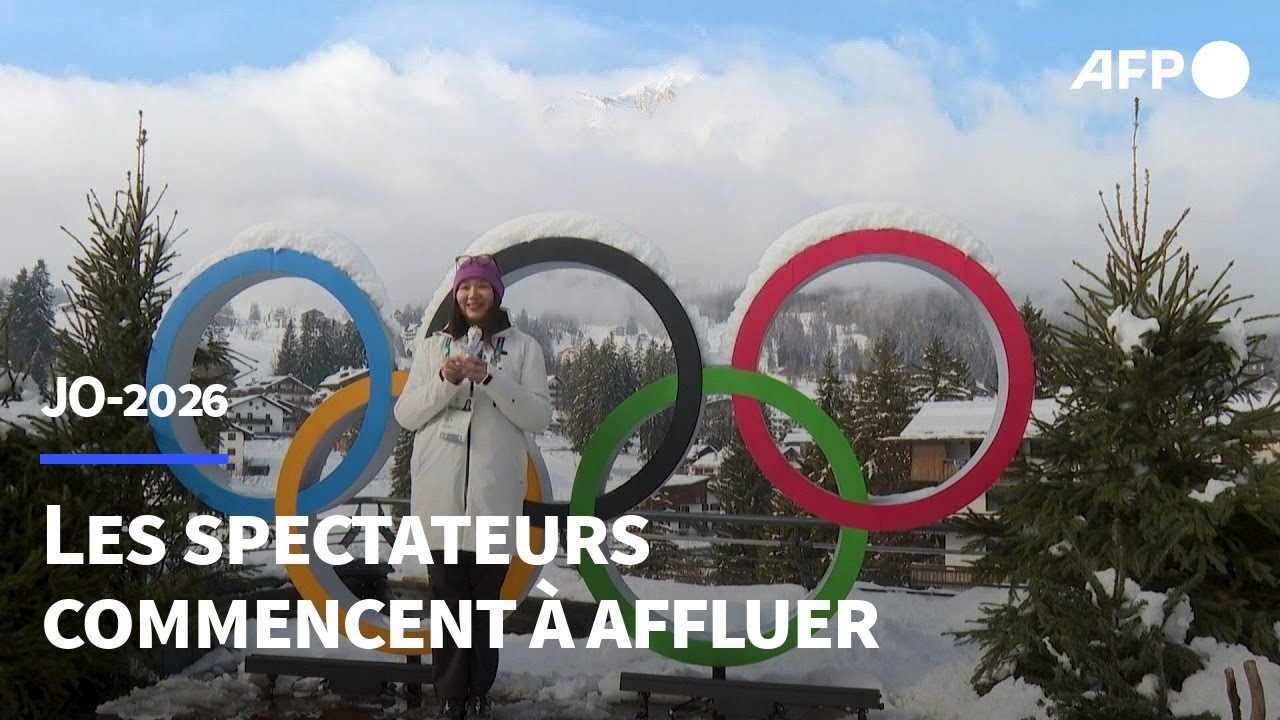 JO-2026: les spectateurs enthousiastes à Cortina avant la cérémonie d'ouverture | AFP