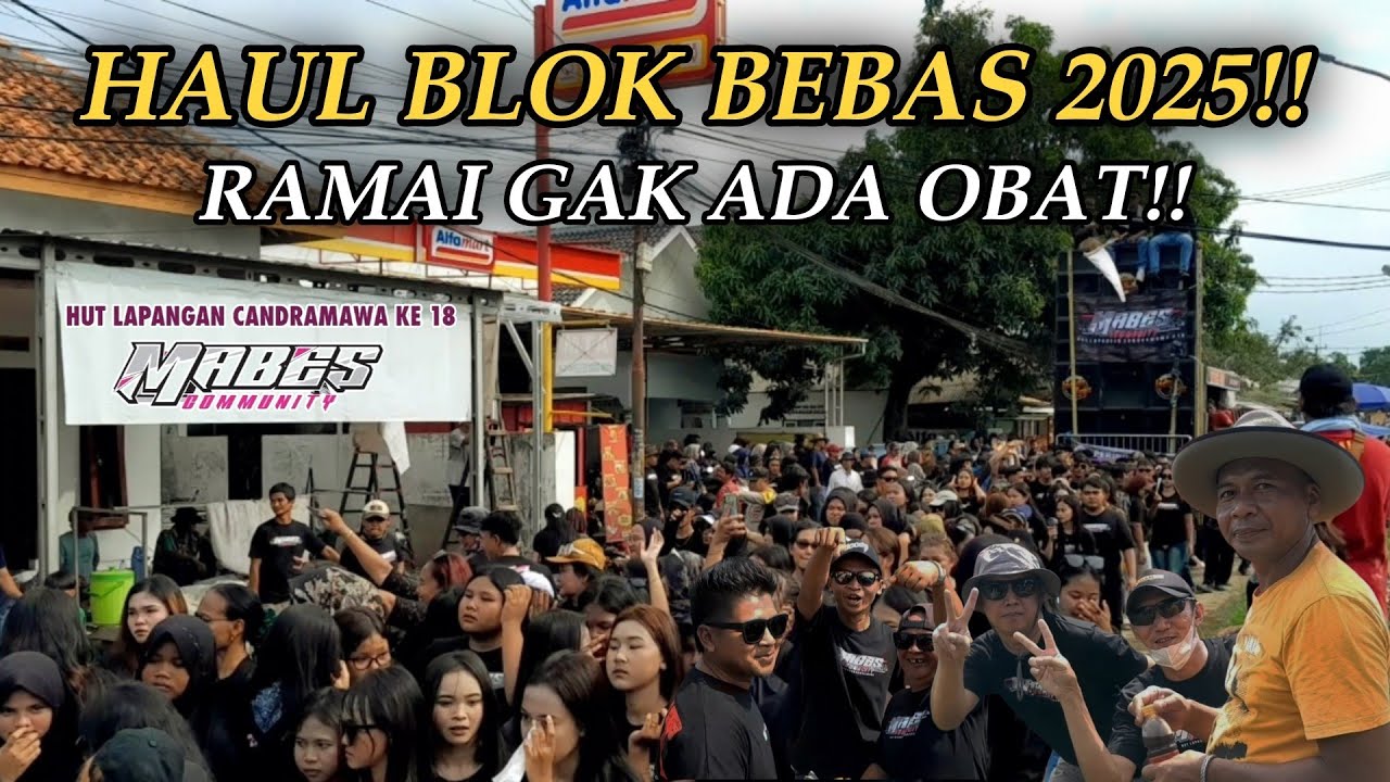 Haul Blok Bebas Candramawa 2025 – Suasana Paling Meriah & Ramai di Lapangan Candramawa!