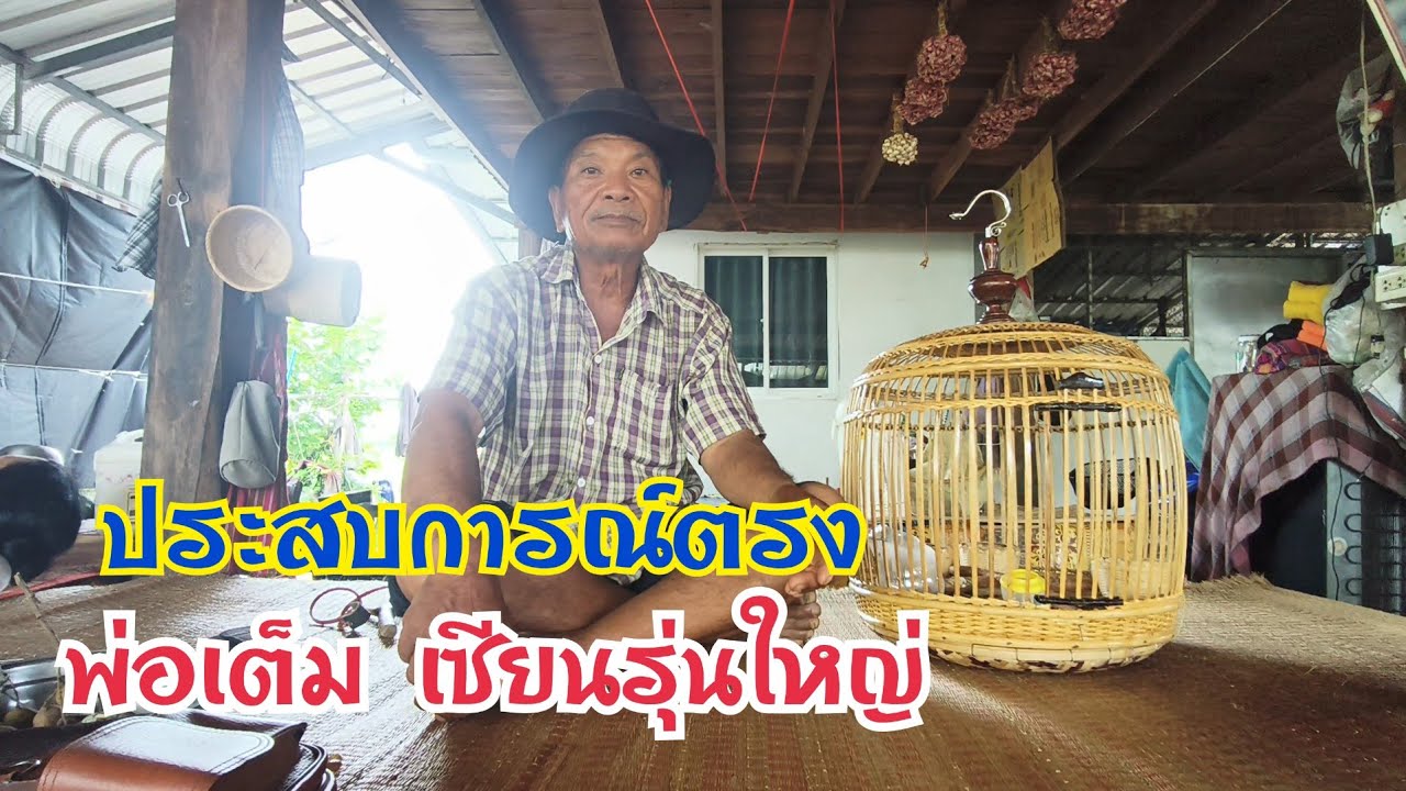 คุยเฟื่องเรื่องนกเขา เซียนรุ่นใหญ่ สไตล์พ่อเต็ม เมืองขุขันธ์✌️