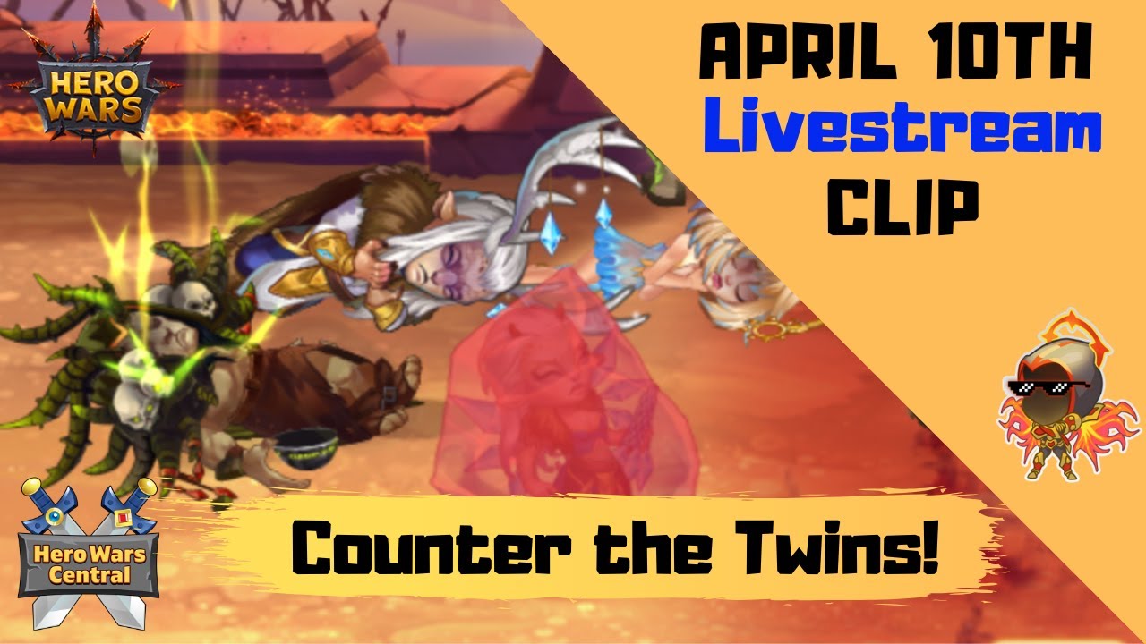 Hero Wars Mobile |  How to Counter the Twins and the Blender with ODH! April 10th Livestream Clip