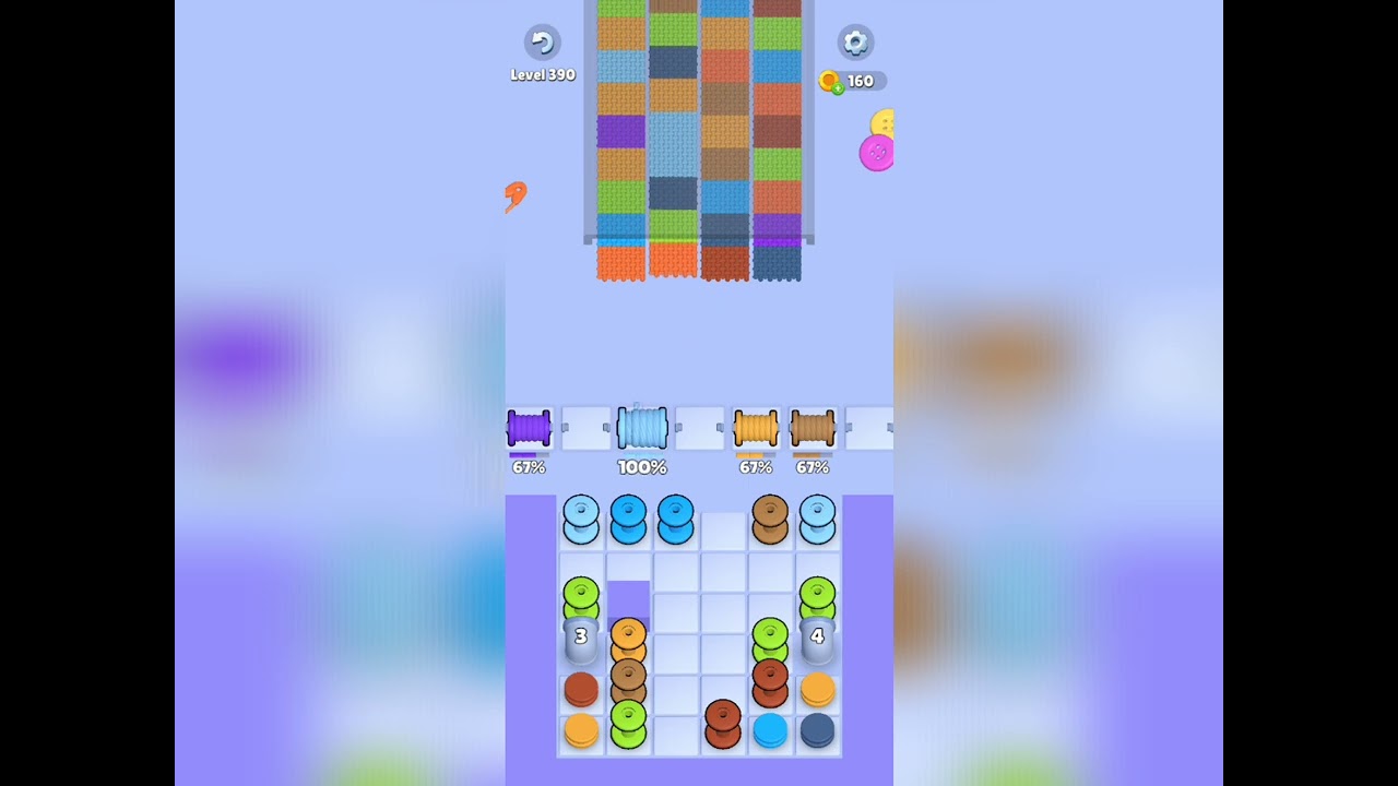 Knit Out Level 390 Walkthrough Solution 