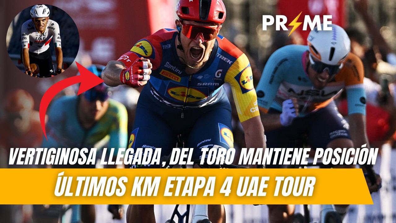 DRAMÁTICA etapa || Últimos km etapa 4 UAE Tour 2026