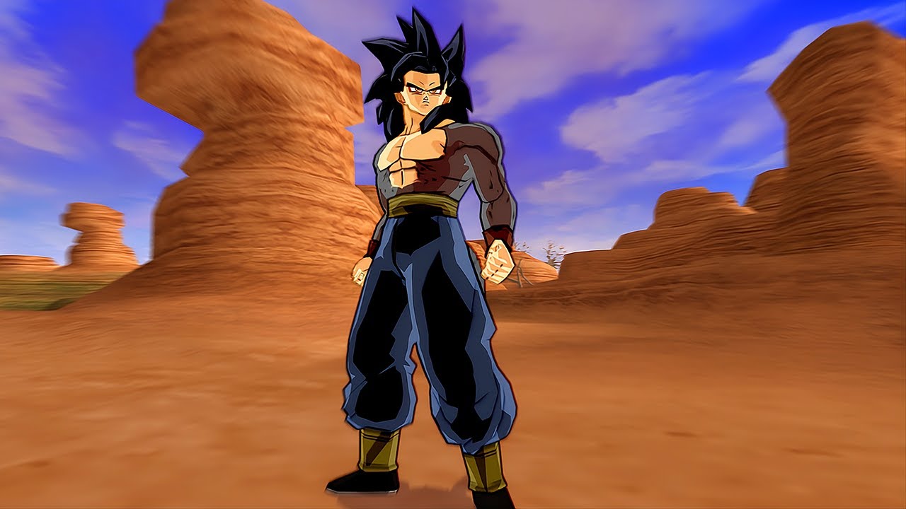 Goku SSJ4 vs 5 Gokus SSJ4 (Potenciados) | DBZ: Budokai Tenkaichi 3 HD