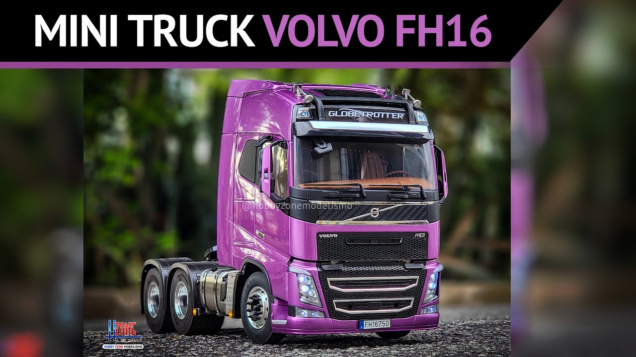 Miniatura de caminhão Volvo FH16 de truckmodelismo 1/14 minitruck