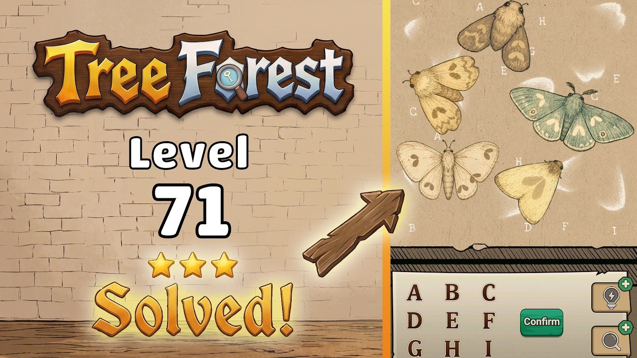 Tree Forest: Detective Words - Level 71 Walkthrough 🧩 | Full Solution & Gameplay! 🌲✨