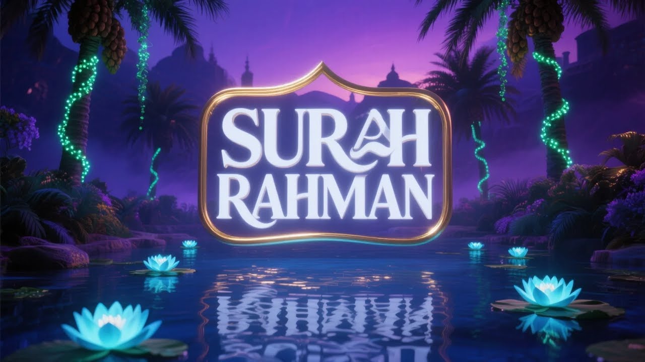 Surah Ar Rahman سورة الرحمن | صوت قرآني هادئ يمنحك راحة وسكينة | #surahrahman
