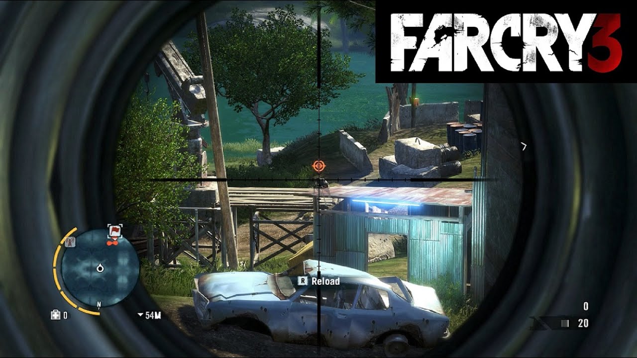 Far Cry 3 Sniper Kills - Outpost Liberations [1080p HD]