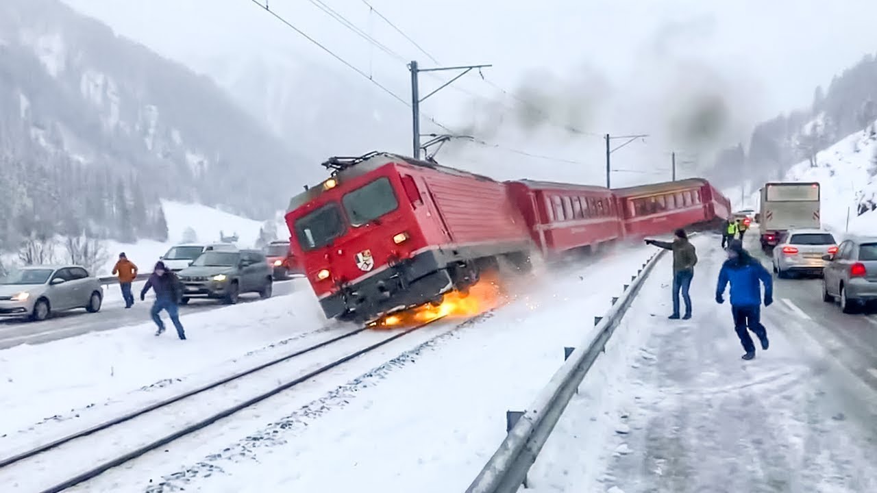 Я Бы И Сам Не Поверил, Но Это Видео Удалось Снять На Камеру. Случаи с Поездами 1 на 1000000